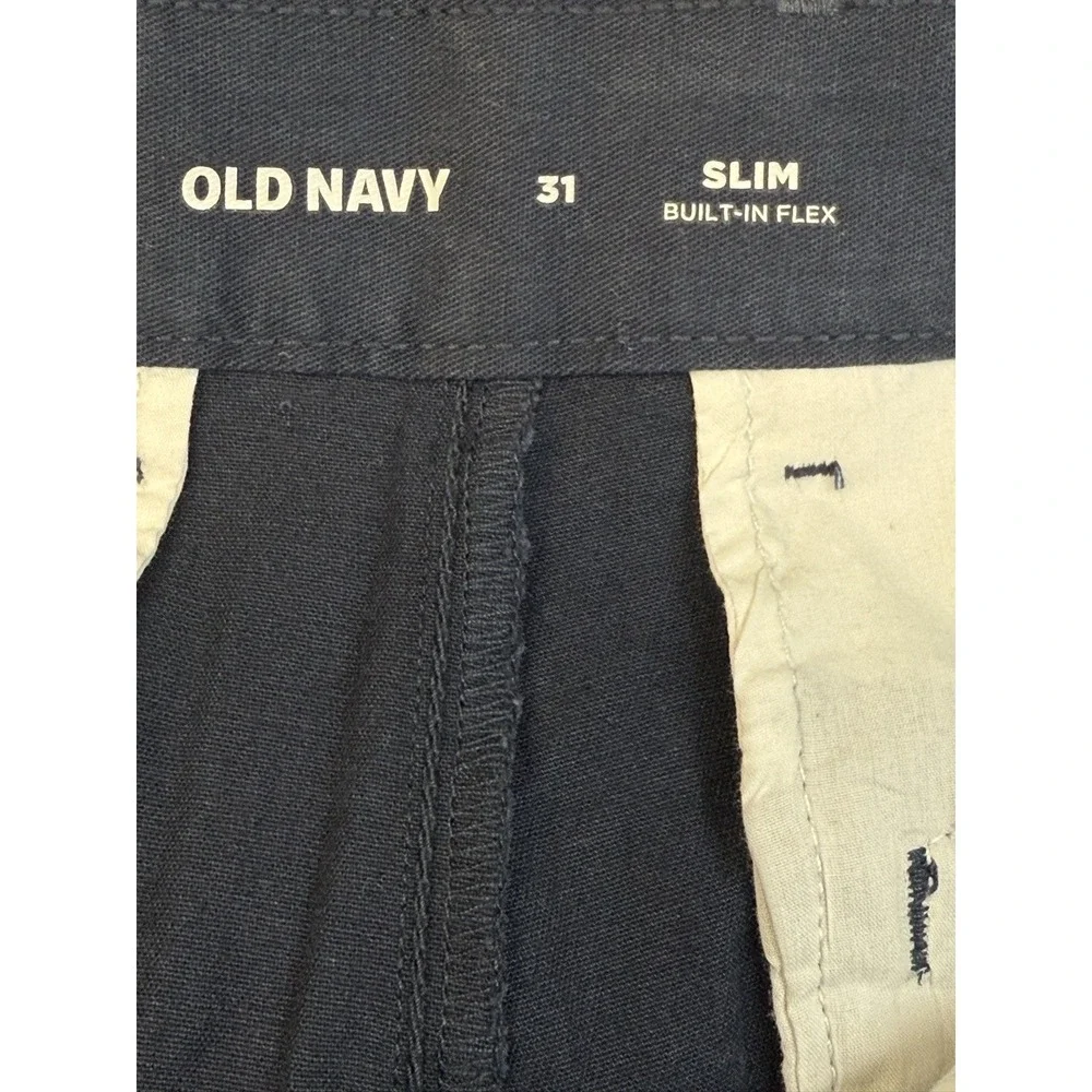 Old Navy Mens Slim Fit Chino Shorts‎ Men's Size 31 Built-In Flex 8